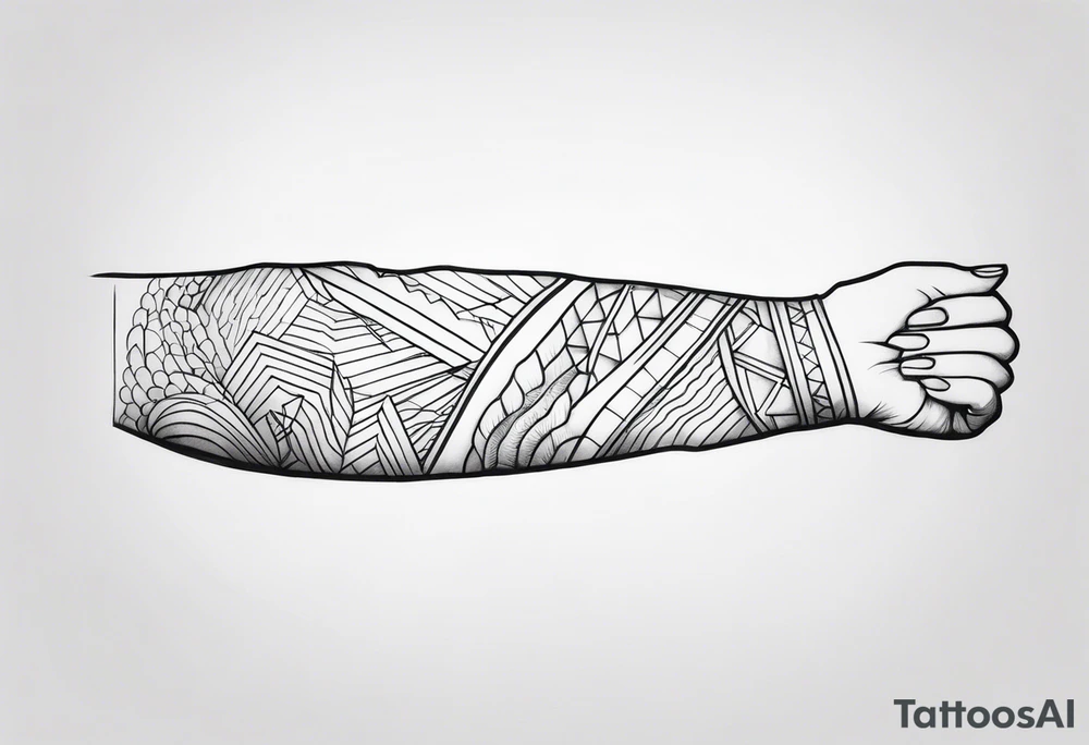 arm strrength tattoo idea