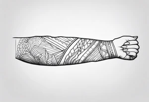 arm strrength tattoo idea
