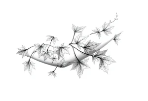 Maple leaves, juniper leaves, Blake, Kenya, Jacob tattoo idea