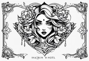 Hazbin hotel tattoo idea