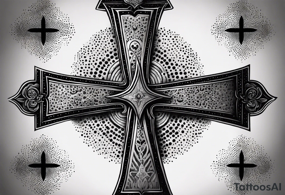cross from font tattoo idea