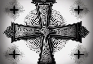 cross from font tattoo idea