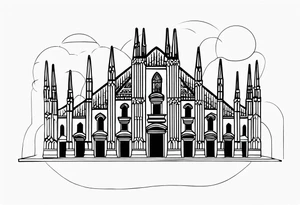 duomo of milano tattoo idea