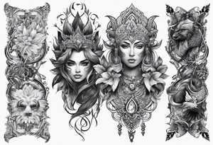 Full back tattoo body tattoo idea