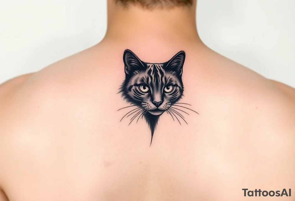 Black Cat tattoo idea