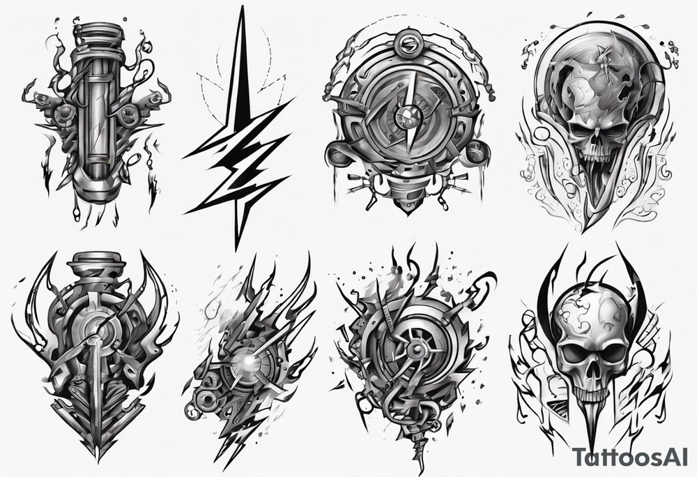 lightning tattoo idea