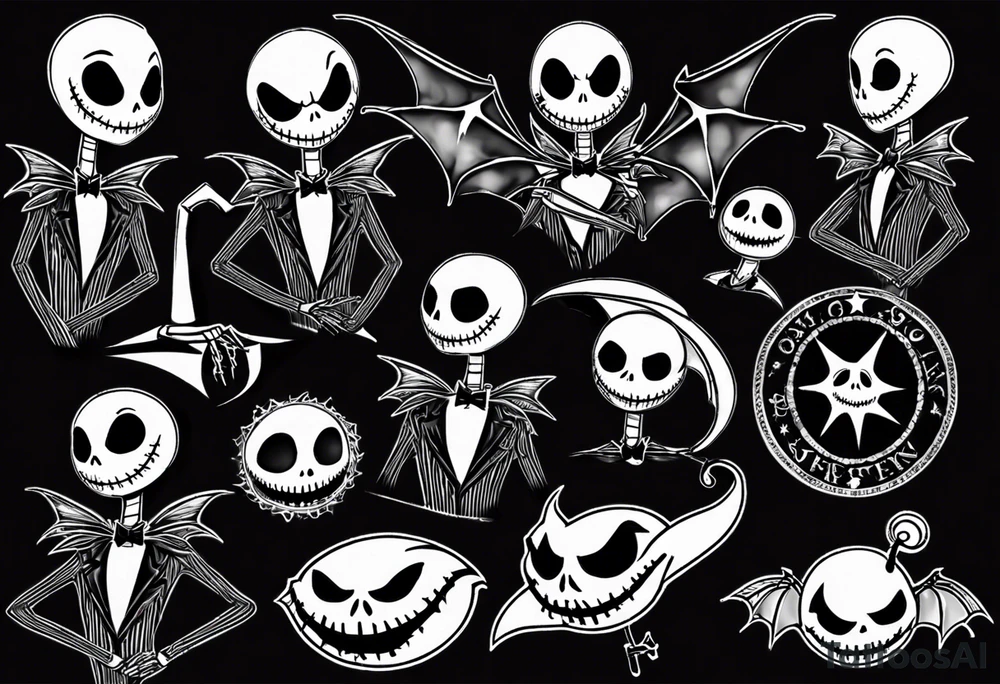 jack skellington tattoo idea
