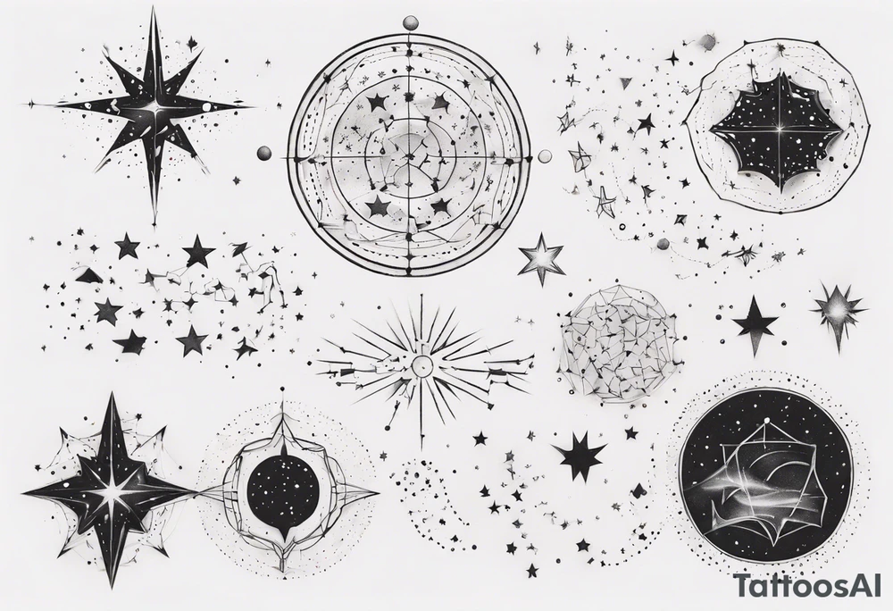 Constellations tattoo idea