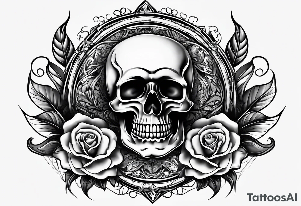 homeage to my grandpa, passionate in human medicine. esculap tattoo idea