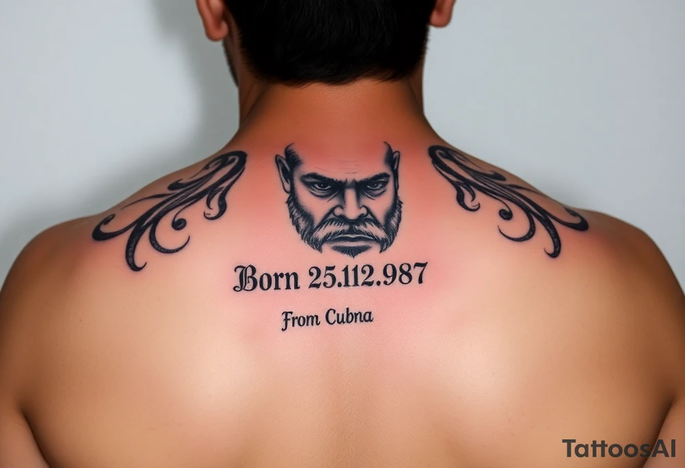 Born 25.12.1987
From Cuba
Father tattoo idea