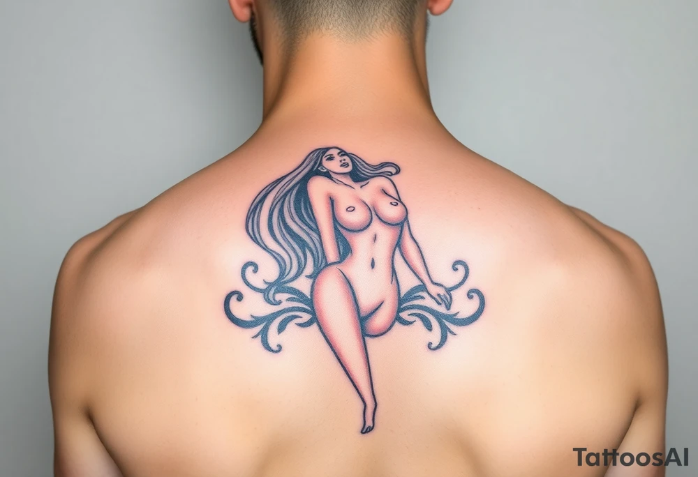 Naked women tattoo idea