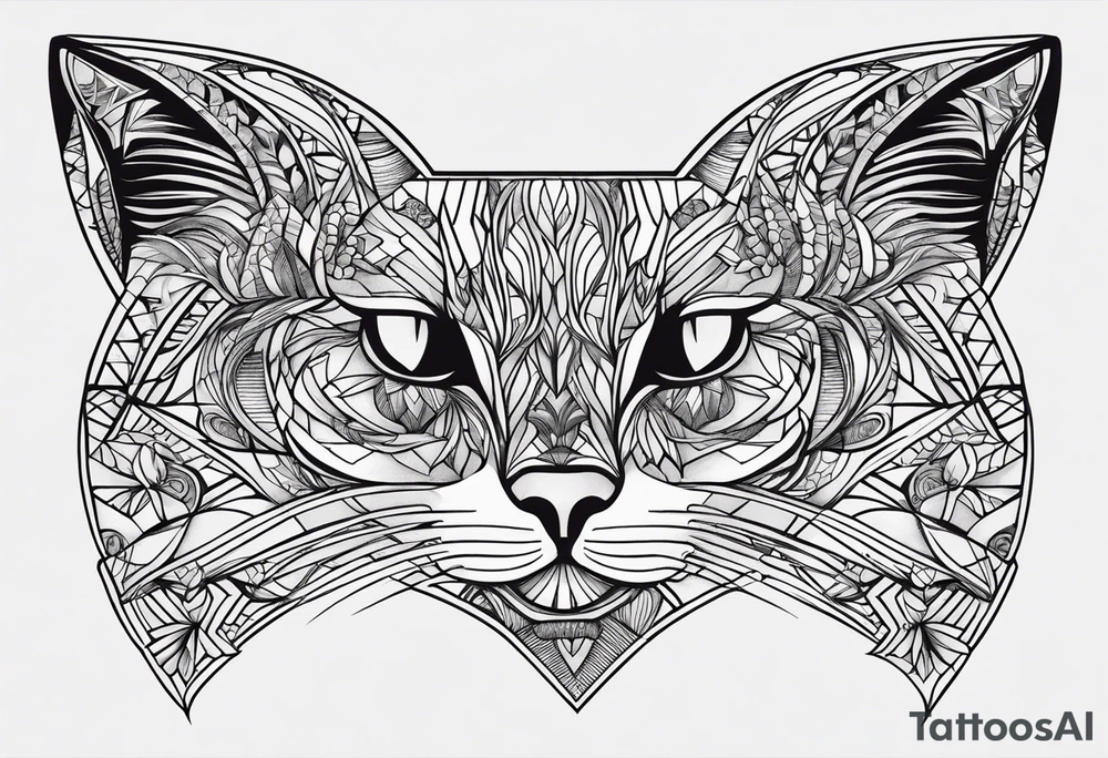 Black Cat tattoo idea