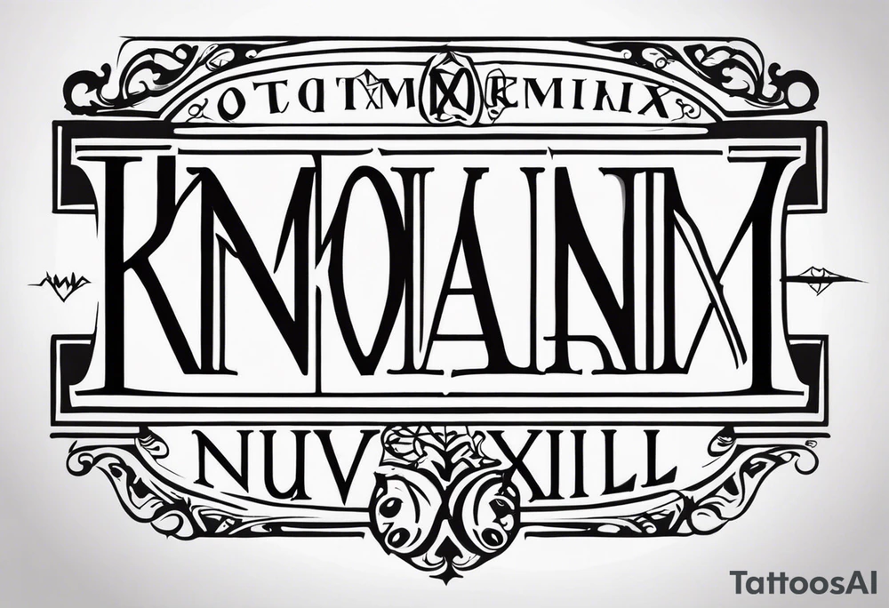 October 4, 2007 Roman numerals tattoo idea