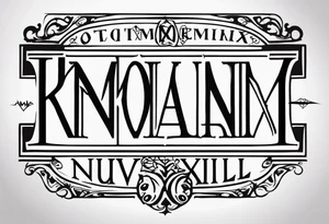 October 4, 2007 Roman numerals tattoo idea