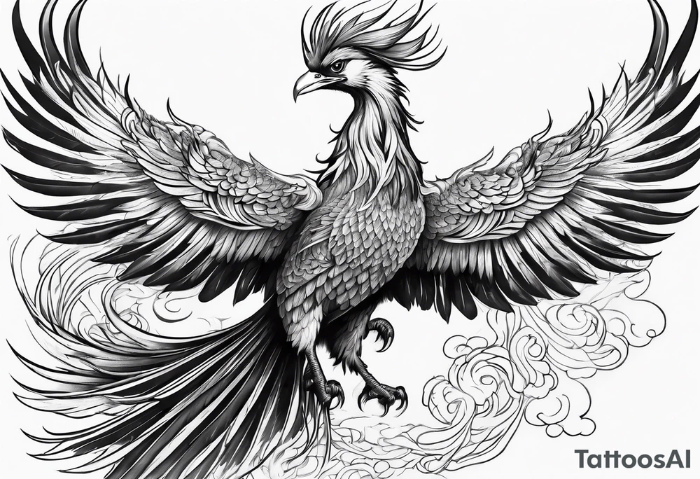 Vietnamese Phoenix tattoo idea