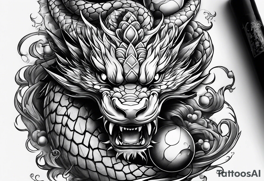 Drank all z shen Ron tattoo with dragon balls tattoo idea