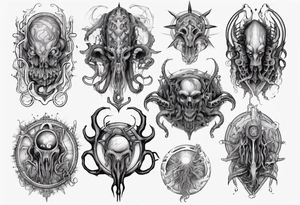 lovecraft myth tattoo tattoo idea