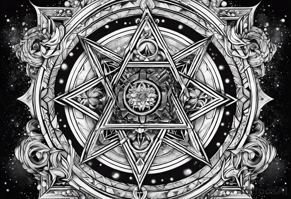 Metatron's cube tattoo idea