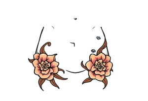 hip tattoo on the hip tattoo idea
