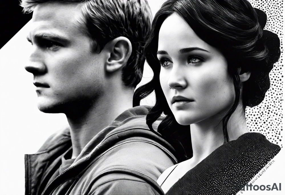 katniss everdeen and peeta mellark tattoo idea