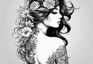 Back tattoo covering the whole back design canvas tattoo idea