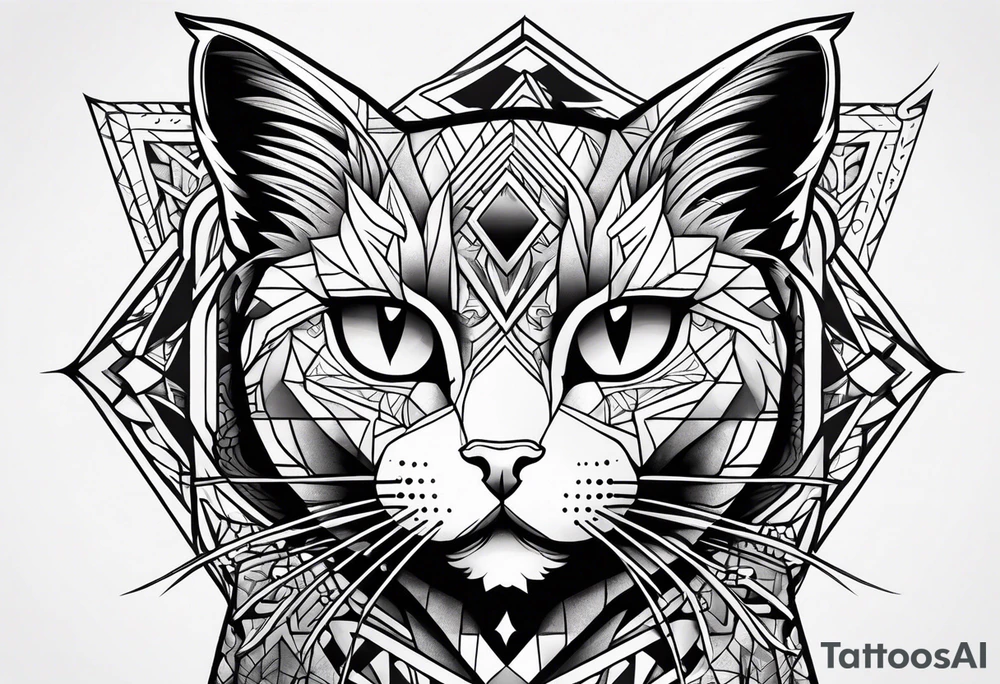 Black Cat tattoo idea