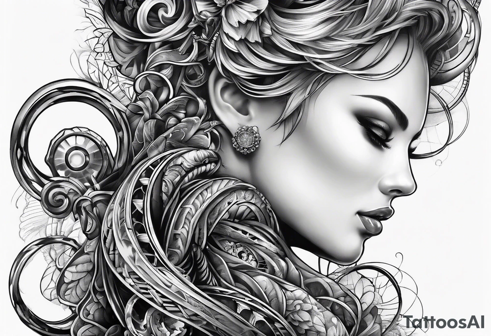 double helix tattoo idea