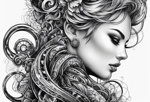 double helix tattoo idea