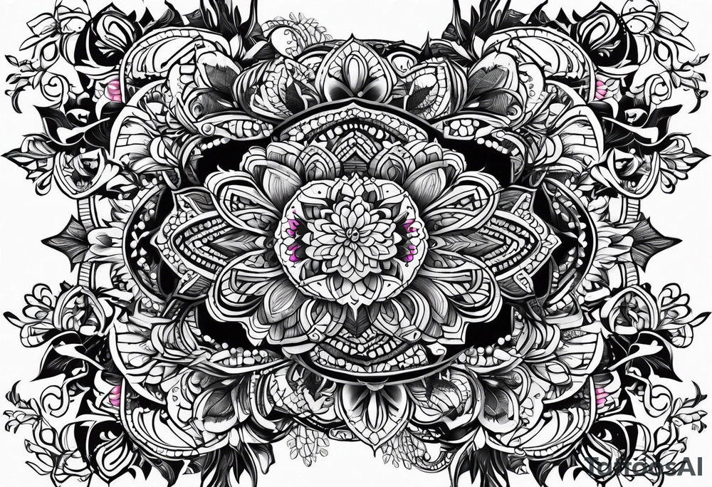 Lace tattoo idea