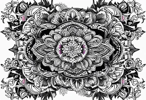 Lace tattoo idea
