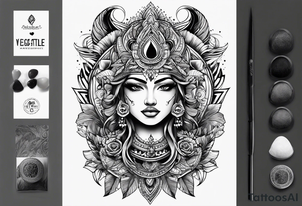 Végétale arm tattoo idea