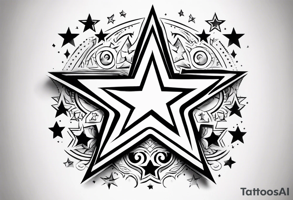 stars tattoo idea