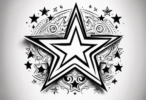 stars tattoo idea