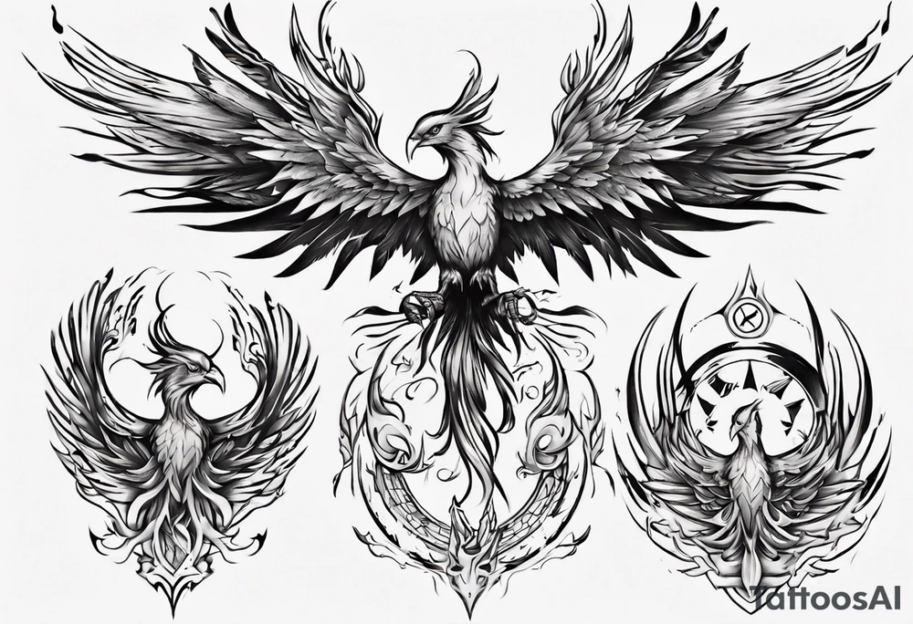 Phoenix tattoo idea