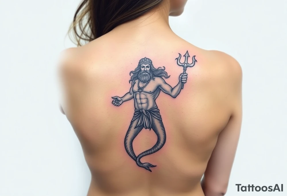 Poseidon tattoo idea