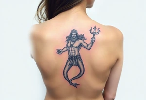 Poseidon tattoo idea