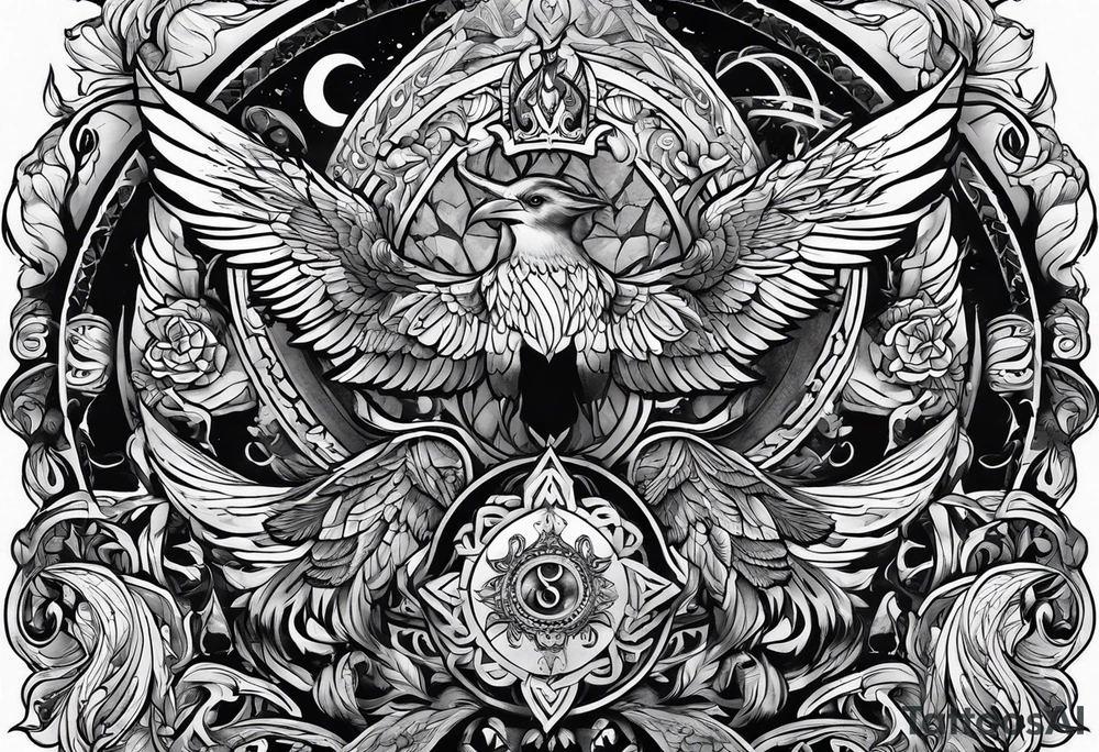 Valhalla world tattoo idea