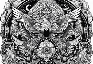 Valhalla world tattoo idea