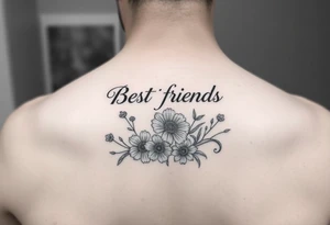 Best friend/neighbor that’s shares a driveway on walnut street that loves wildflowers and witchy things tattoo idea