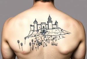 the meadow of the royal fortress. tattoo idea