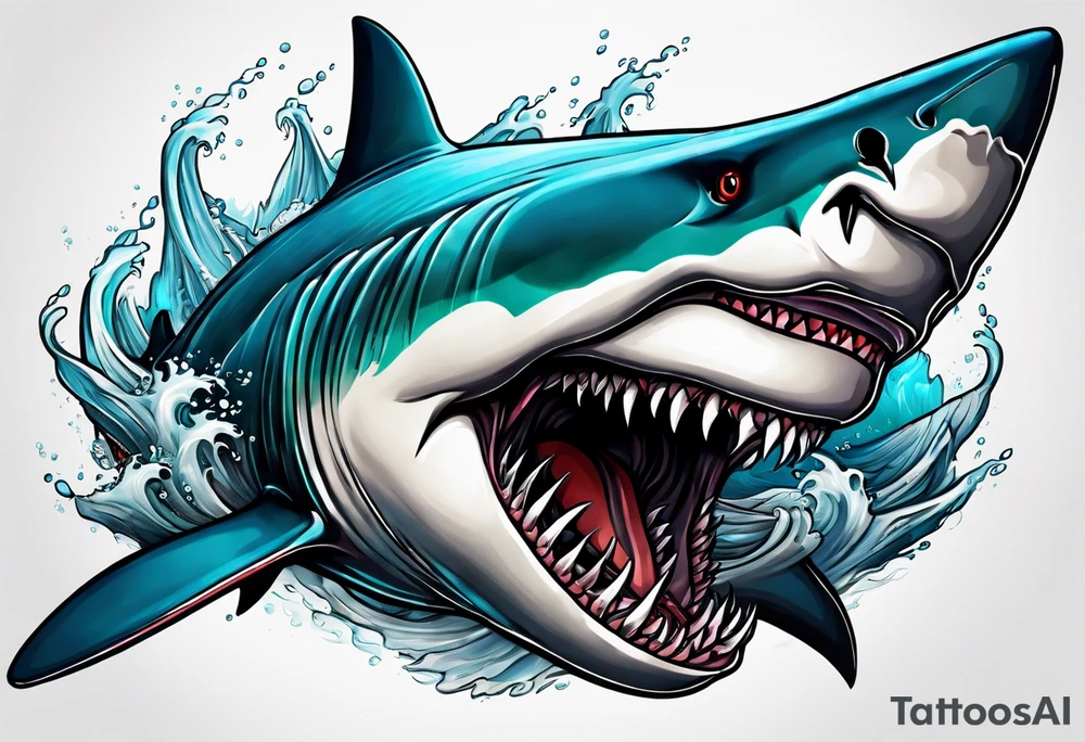 Megalodon tattoo idea