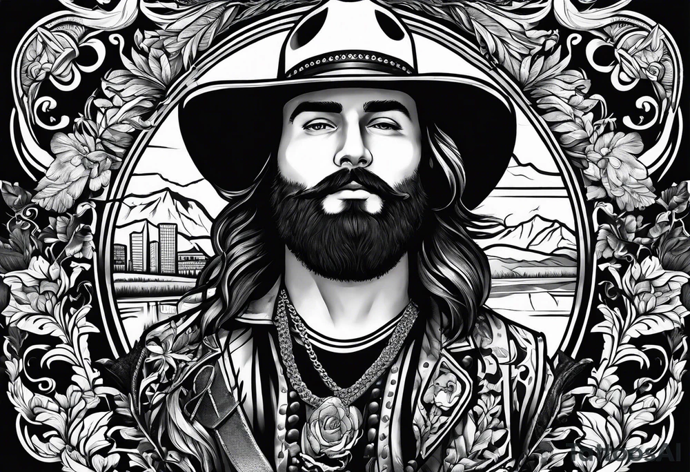 A country boy in the Nashville tattoo idea