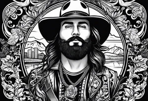 A country boy in the Nashville tattoo idea
