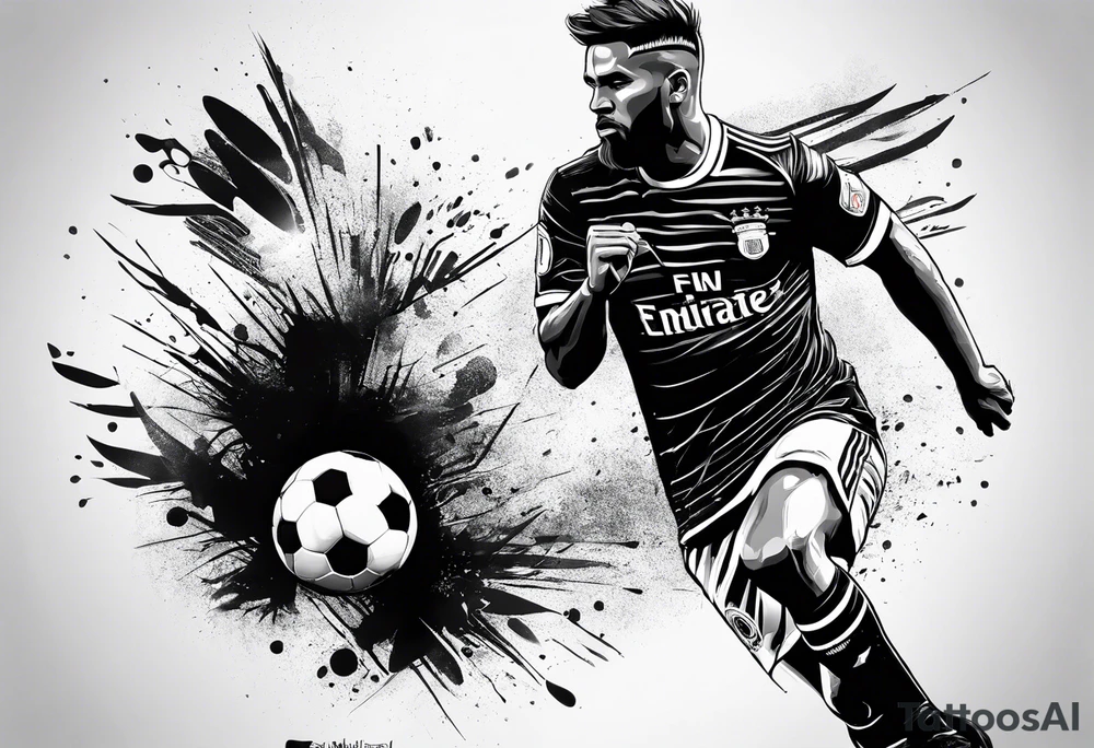 Football tattoo idea