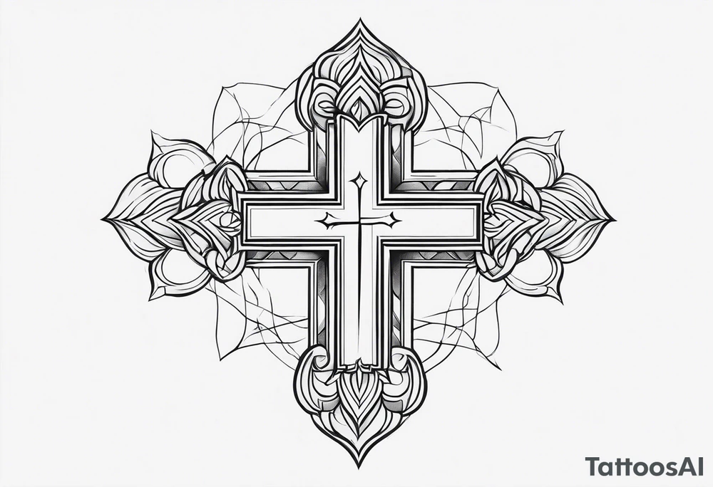 cross tattoo idea