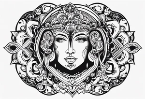 sicilian tattoo with a dark theme tattoo idea