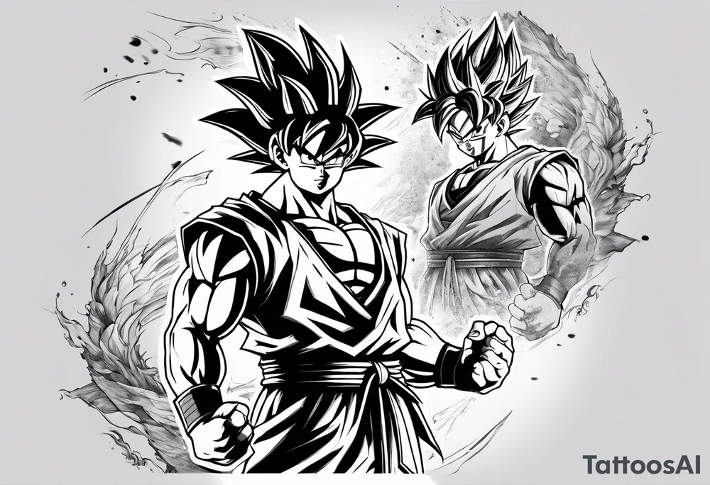 Son goku tattoo idea