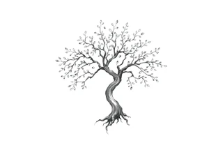 Racine arbre de vie bébé tattoo idea