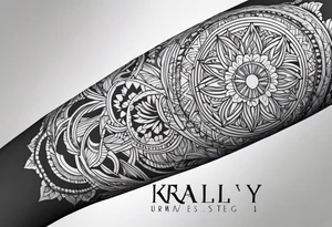 Keraly arm sleeve tattoo idea
