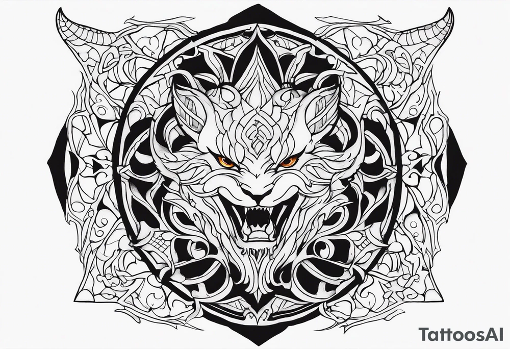 Silure glane demoniaque tattoo idea